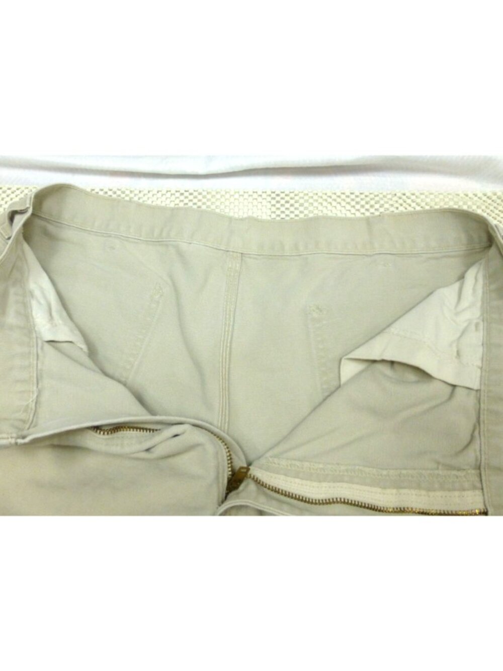 Carhartt Mens White Wide-Leg Baggy Work Pants 36X33 Cotton Canvas Material - Picture 6 of 9